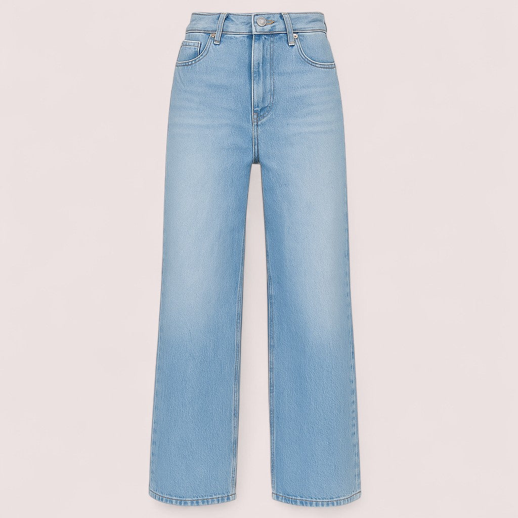 Alarà Stockholm | Mid Rise - Vid Passform Denim Jeans