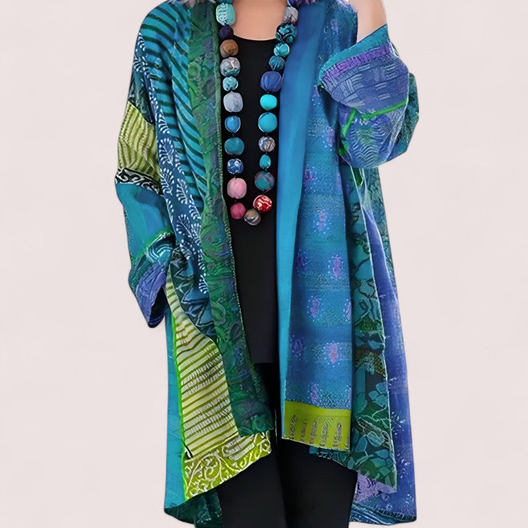 Alarà Stockholm | Konstnärlig Patchwork Kimono Jacka