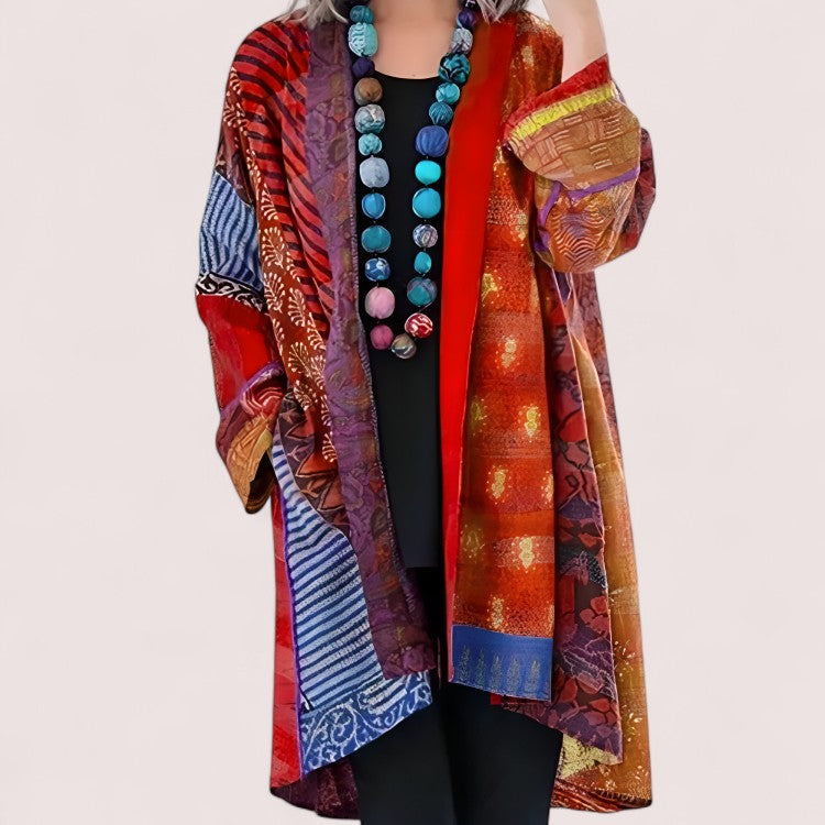 Alarà Stockholm | Konstnärlig Patchwork Kimono Jacka