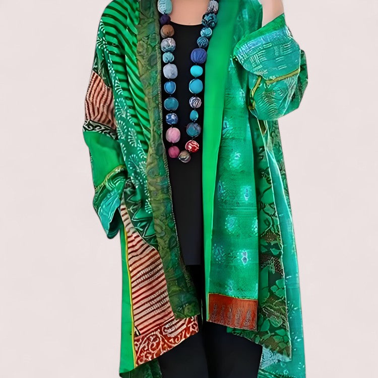Alarà Stockholm  |   Konstnärlig Patchwork Kimono Jacka